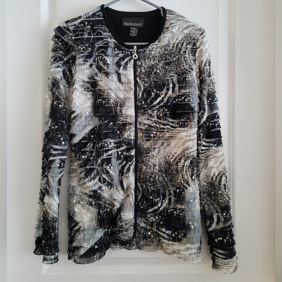 Frank Lyman Design Zip Up Jacket size 8 - Picture 1 of 9